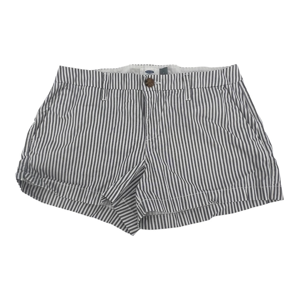 Old Navy Blue Striped Chino Shorts Size 4 Women’s